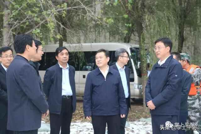 省领导带队来我县督导黄河防汛工作