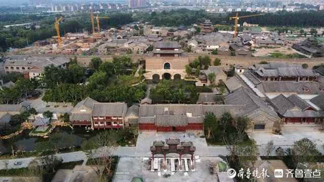 航拍建设中的济南章丘明水古城，女词人李清照故乡变“老”了