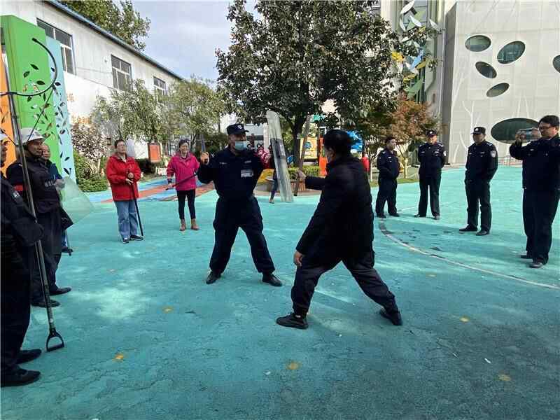 济南市天桥区滨河幼儿园防暴力侵害应急演练