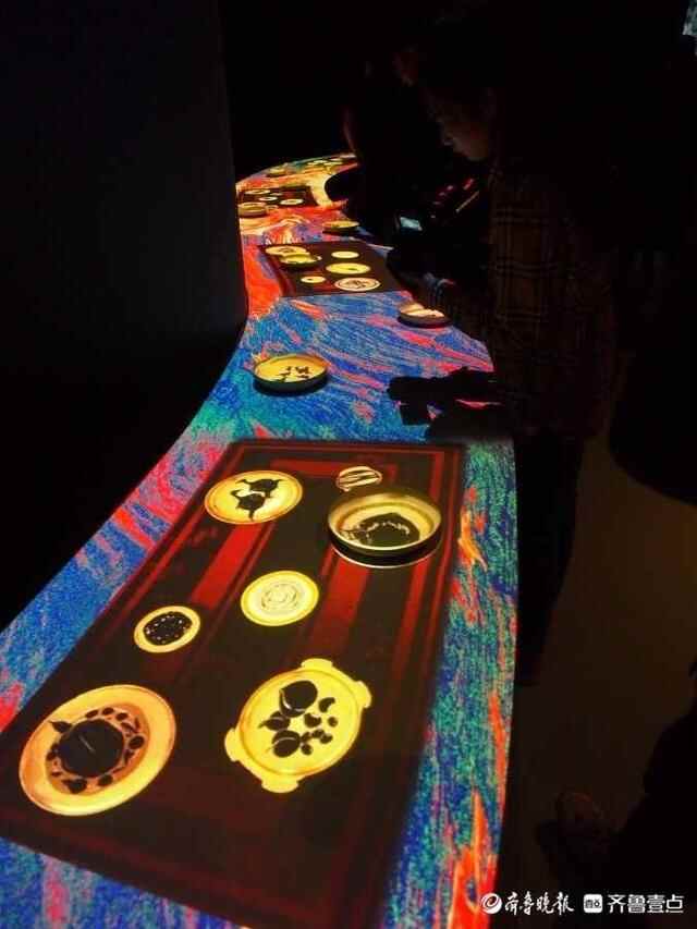 与国宝牵手，章丘绣源河《国家宝藏》大型数字展示成靓丽焦点