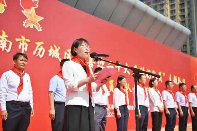 喜迎二十大！历城区8万少年儿童争做好队员