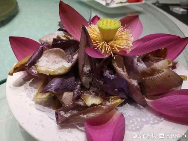 荷花美食吃过吗？章丘白云湖畔各种荷香食品迷人