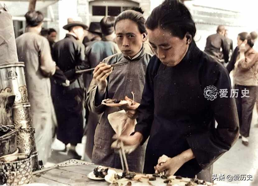 跟随民国天桥彩照的美食之旅 消失的小吃让老北京临终寻遍全城