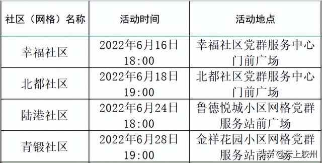 6月再办84场！看看“广场夜话”哪晚到您家门