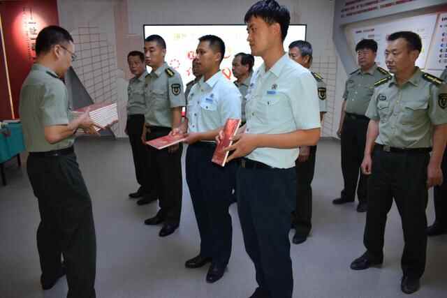 山东省淄博市临淄区人武部：开展“不忘初心担使命，国防动员立新功”主题党日活动