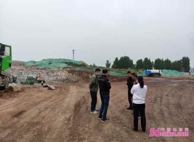 博山区多部门联合执法严查工地扬尘污染