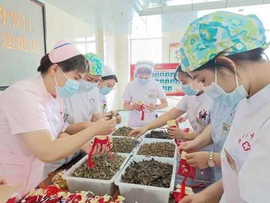 淄博市淄川区中医院：制作中药香囊迎端午