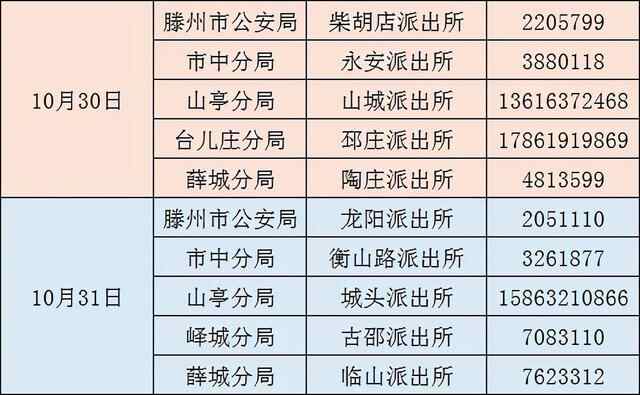 祝福祖国·守护平安 | 枣庄公安户政部门国庆期间及10月份周末轮值安排