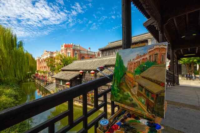 总有你未曾见过的绝美风景，秋季来台儿庄古城采风写生