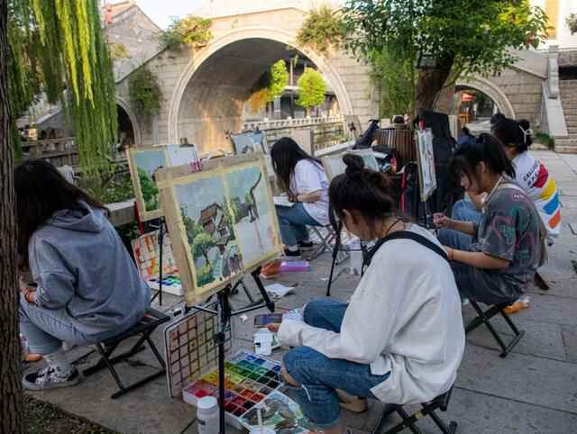 总有你未曾见过的绝美风景，秋季来台儿庄古城采风写生