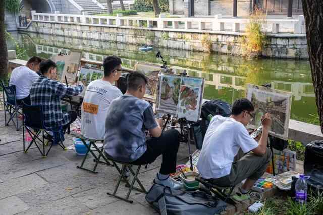 总有你未曾见过的绝美风景，秋季来台儿庄古城采风写生