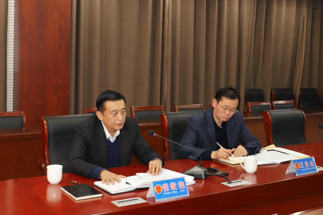 枣庄市人民**党组书记、检察长张敬艳来山亭区人民**调研工作