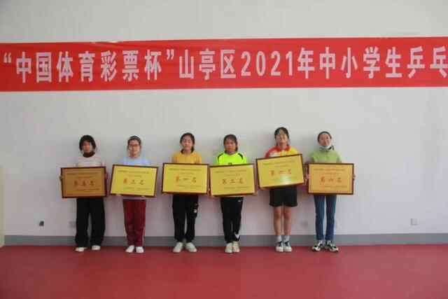 扎实训练 取得实效——徐庄镇共青希望小学在山亭区2021年中小学生乒乓球比赛中喜获佳绩