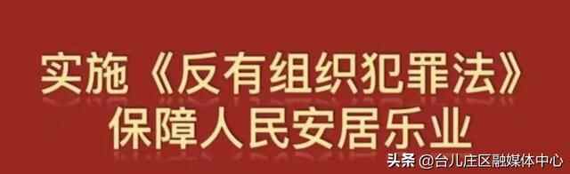 台儿庄区“五项活动”全力推进《反有组织犯罪法》宣传