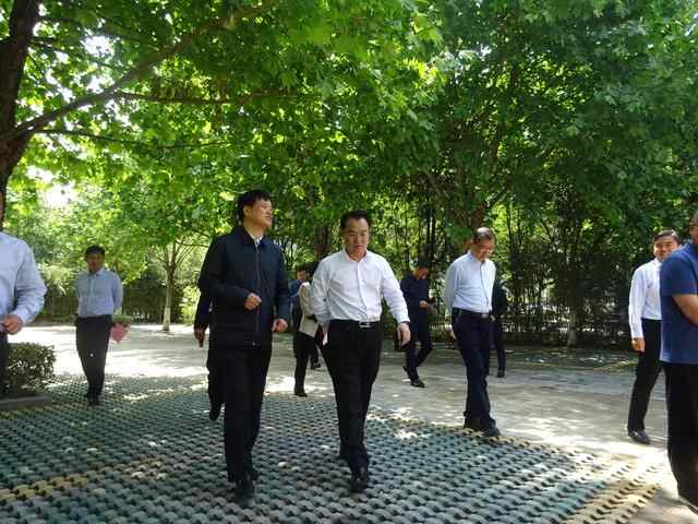 李守江副市长到薛城区调研口袋公园等建设情况
