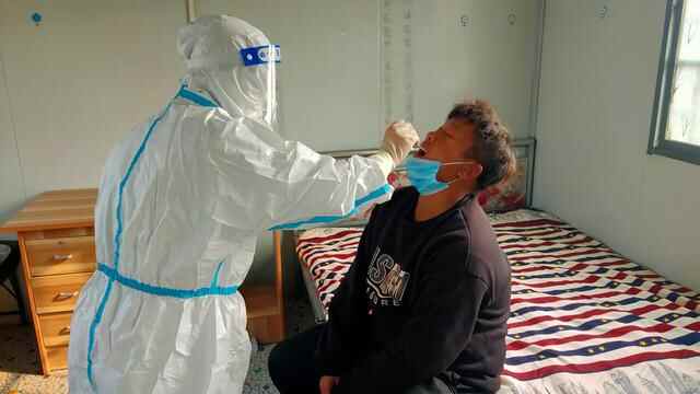 山亭区开展非冷链集装箱货物核酸检测结果阳性应急演练