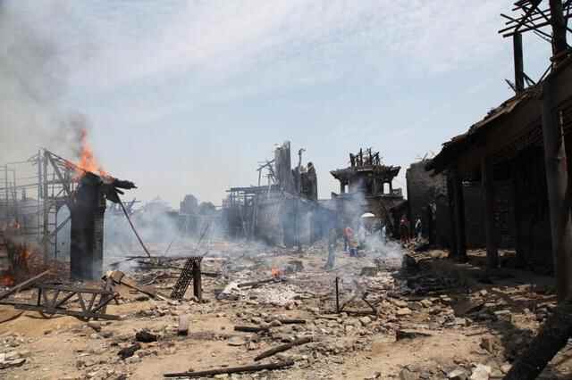 大运河畔拍戏忙电视连续剧《台儿庄》片场见闻