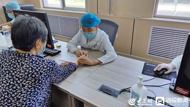 河口区河口社区卫生服务中心有序开展老年人健康查体工作