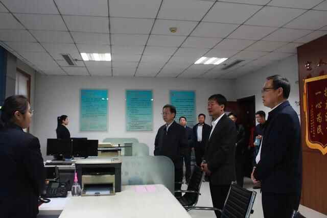 东营市**党组书记、检察长丁西超一行到广饶县**督导调研工作