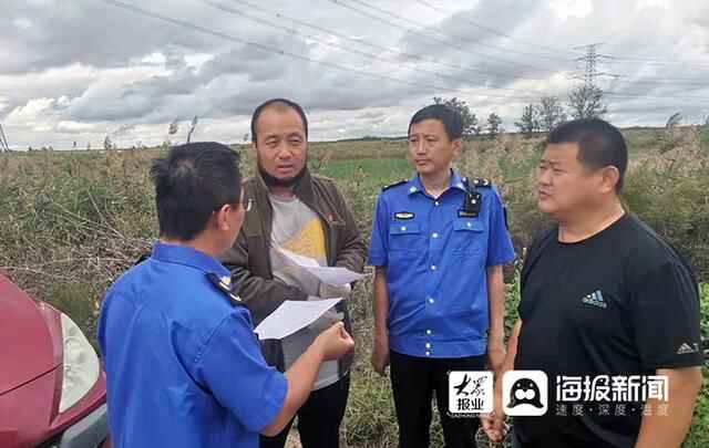 东营市垦利区垦利街道果断出击处置两处违法建筑