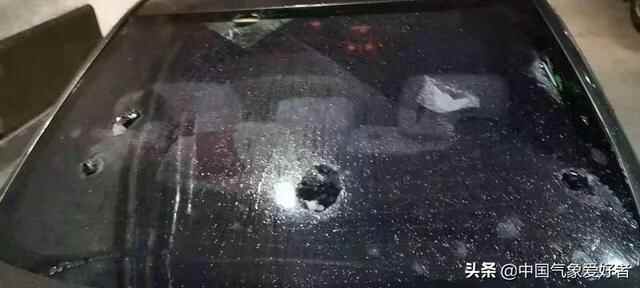 巨大冰雹突袭大连烟台，汽车苹果非常受伤！网友：大寒潮要来了？
