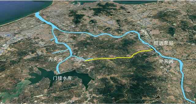 福山区内夹河生态补水工程全面开工建设