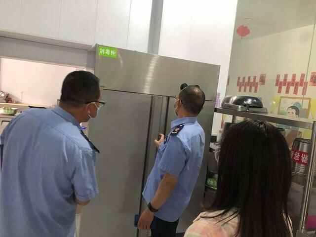 招远市温泉街道专项整治餐饮服务集中消毒