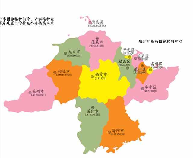 齐鲁大地之烟台（人口分布情况）：芝罘区87.7万人，龙口72.9万人