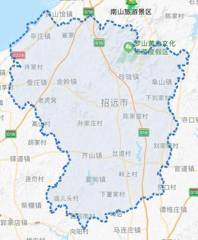 中国行政区划——山东省烟台市招远市