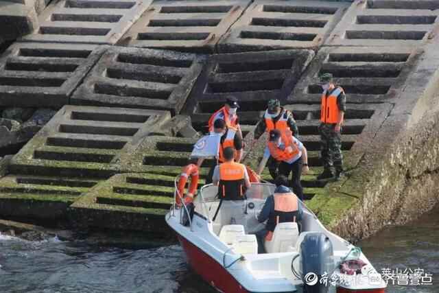 男子下海游泳遇8级大风被海浪卷走，莱山公安展开生死营救