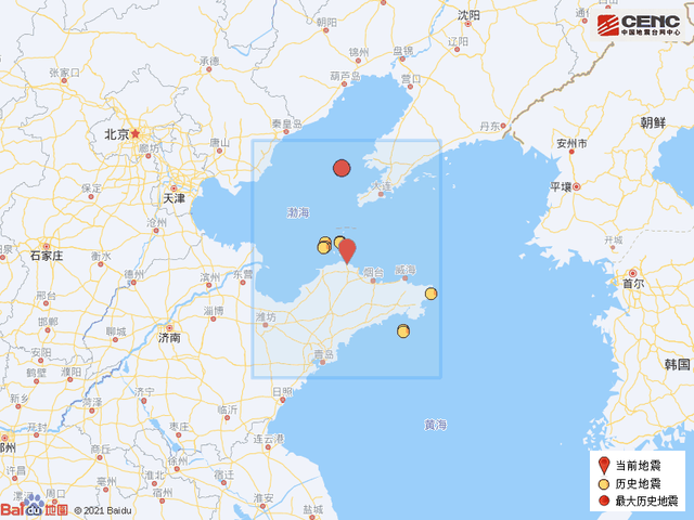 山东烟台市蓬莱区附近发生3.3级左右地震 网友称“被震醒了”
