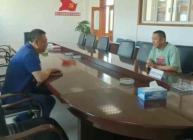 莱阳市人民**开展集中走访服务辖区内企业活动