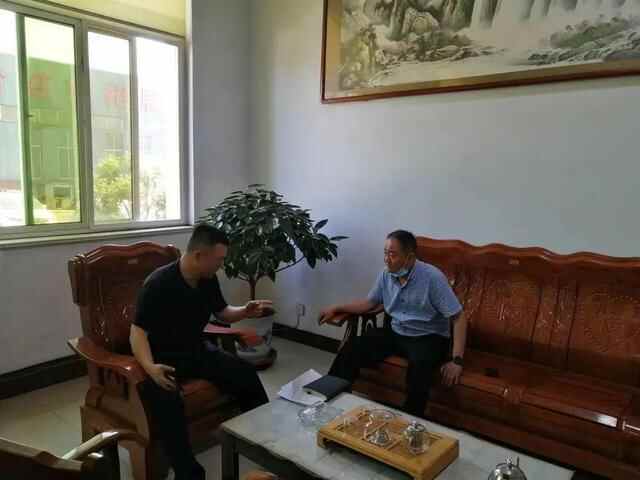 莱阳市人民**开展集中走访服务辖区内企业活动