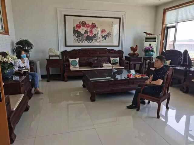 莱阳市人民**开展集中走访服务辖区内企业活动