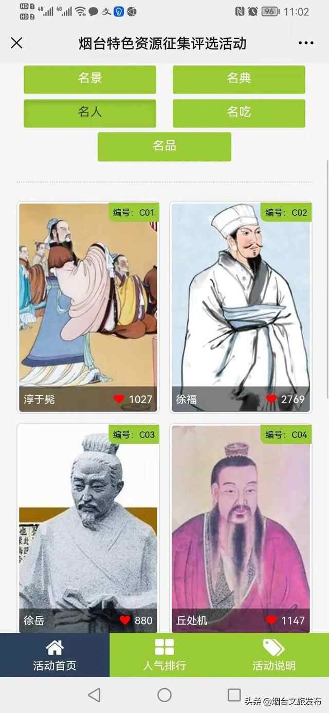 盛会烟台嘉年华丨挖掘城市“宝藏”，烟台发布“特色资源”“八仙代言八鲜”榜单