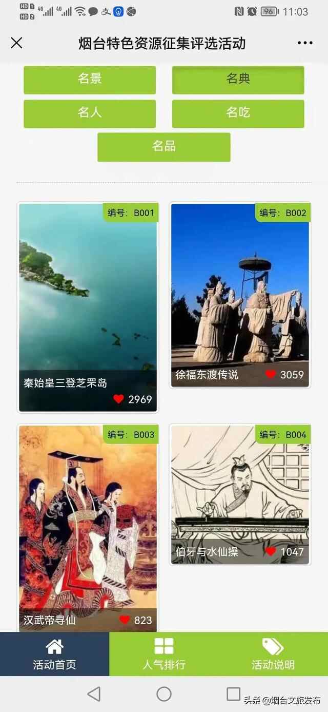 盛会烟台嘉年华丨挖掘城市“宝藏”，烟台发布“特色资源”“八仙代言八鲜”榜单