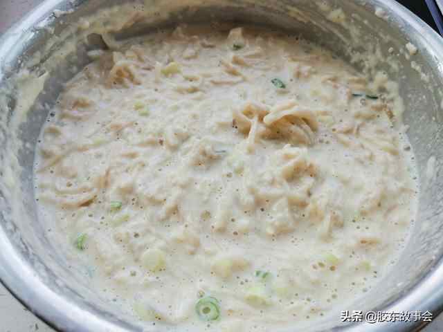 组图：胶东美食之疙瘩丝小饼，曾在莱阳农村很受欢迎