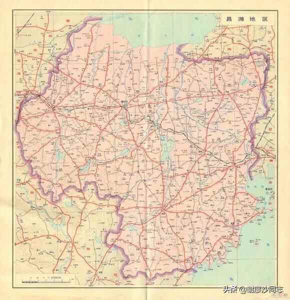 昌潍地区，潍坊市前身，曾经是山东省最大的行政区...