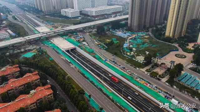 潍坊这里已通车，过路口无需等信号灯