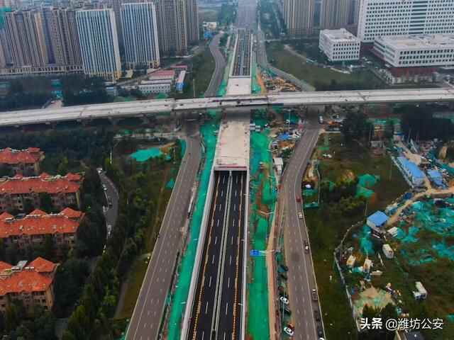 潍坊这里已通车，过路口无需等信号灯