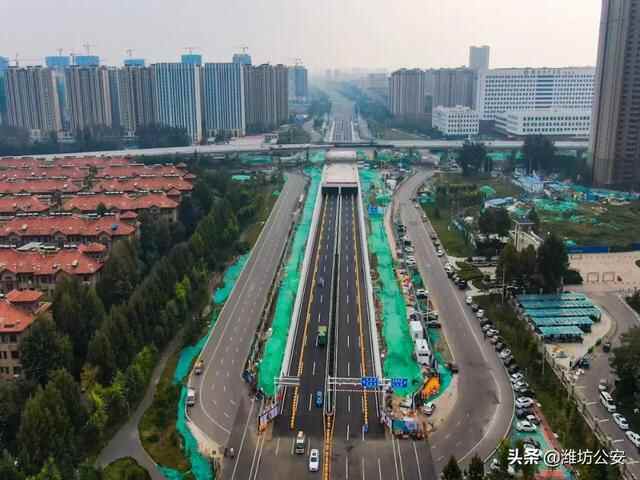 潍坊这里已通车，过路口无需等信号灯