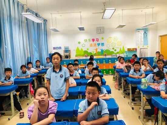 奎文区幸福街小学：学习中国女排精神 争做新时代好少年