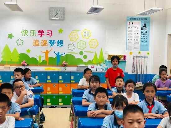 奎文区幸福街小学：学习中国女排精神 争做新时代好少年