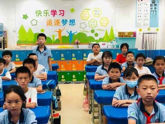 奎文区幸福街小学：学习中国女排精神 争做新时代好少年