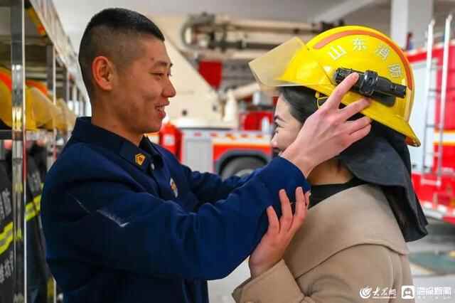 昌邑市消防救援大队：你不能回家 我就去看你——家属来队让爱团圆