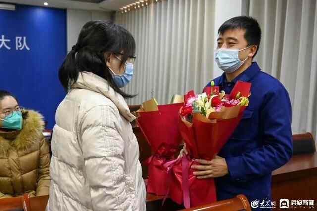 昌邑市消防救援大队：你不能回家 我就去看你——家属来队让爱团圆