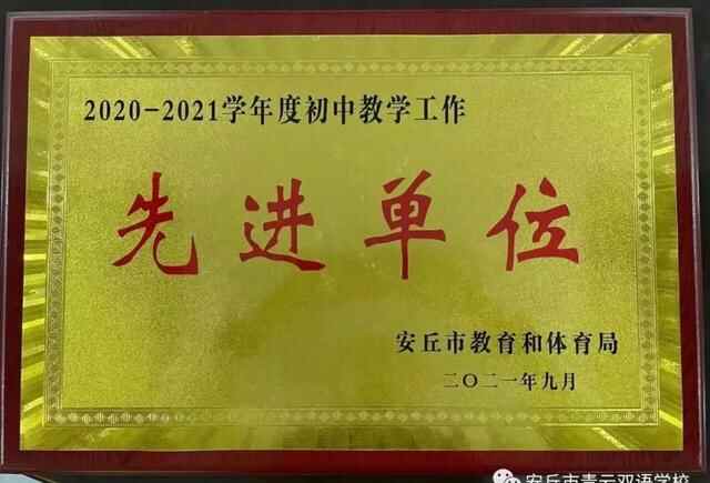 尊重规律求真，脚踏实地做事！安丘市青云双语学校召开2021年教学工作会议