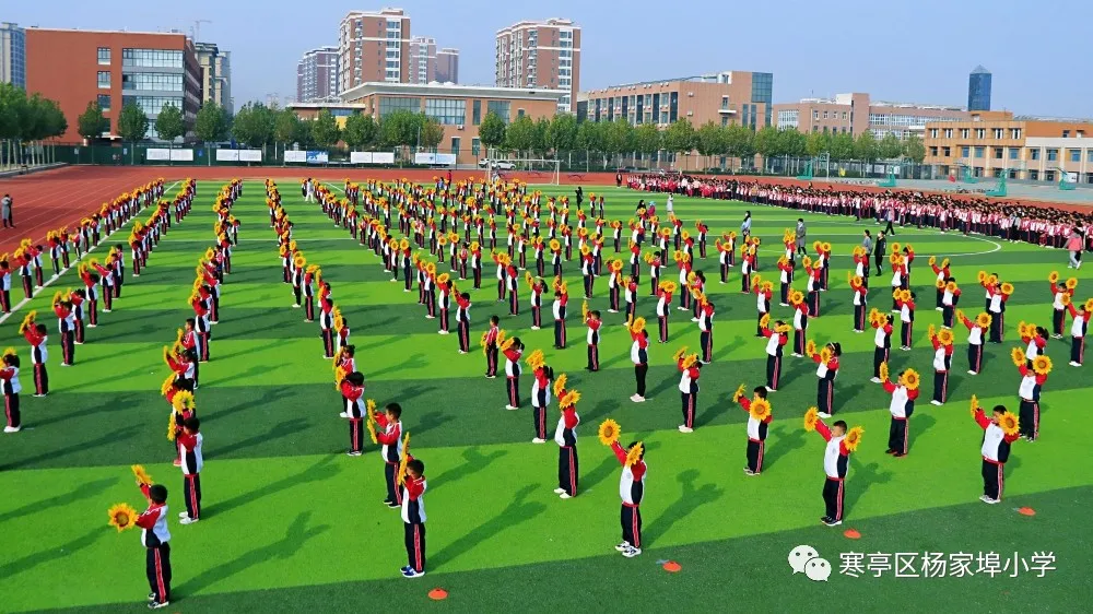 团结奋进，拼搏进取！寒亭区杨家埠小学举行2021年体育艺术节暨秋季运动会