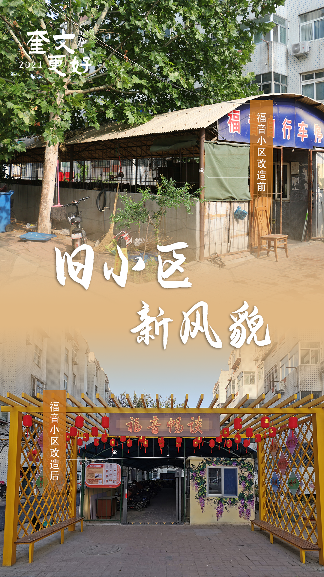 【2021，奎文更好】小区旧改得民心，旧貌新颜惠群众