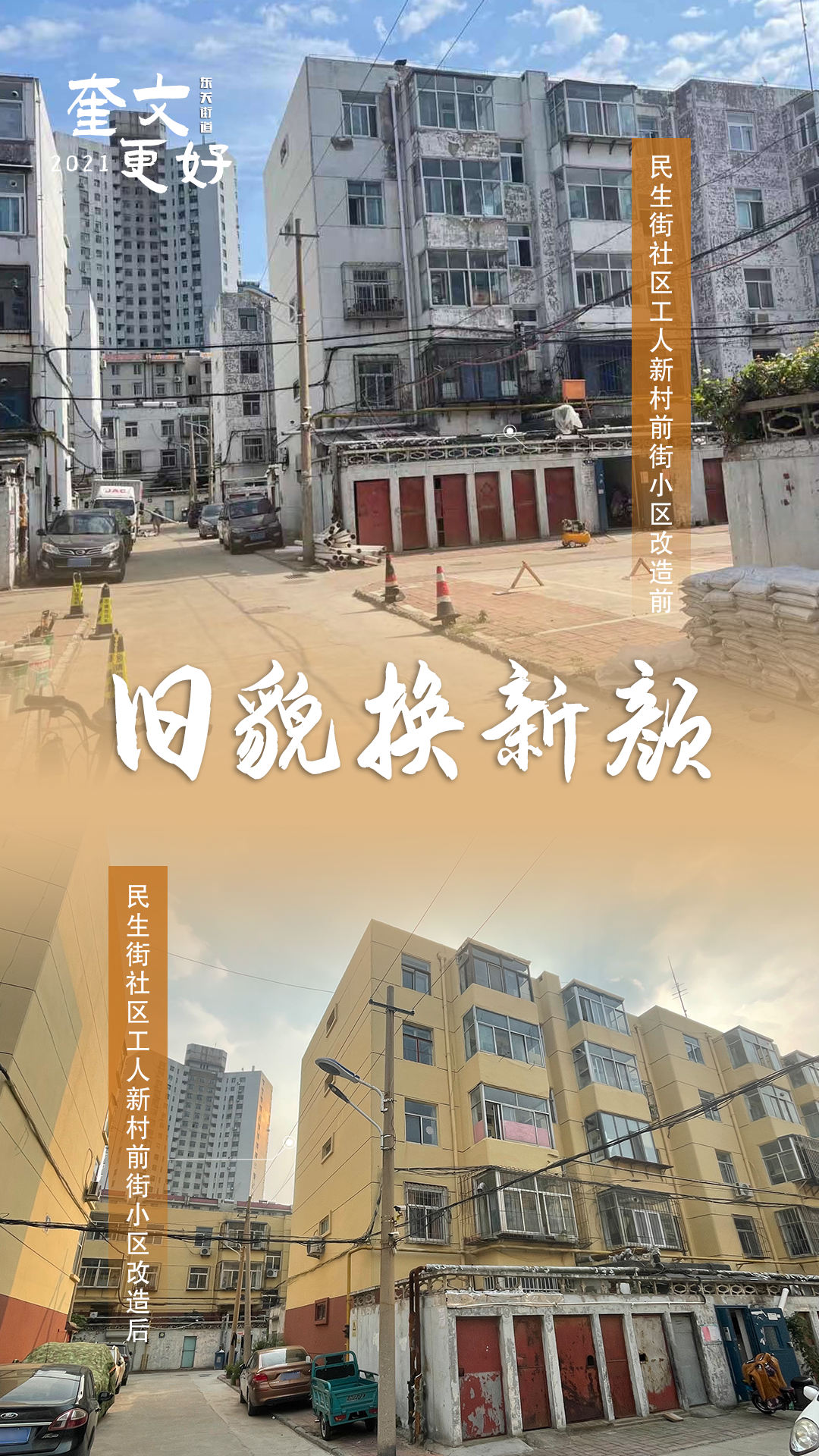 【2021，奎文更好】小区旧改得民心，旧貌新颜惠群众